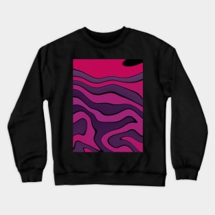 Liquify Pattern Crewneck Sweatshirt